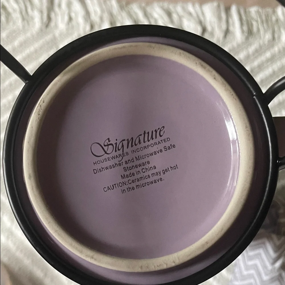 Signature Purple Stackable Mug Set